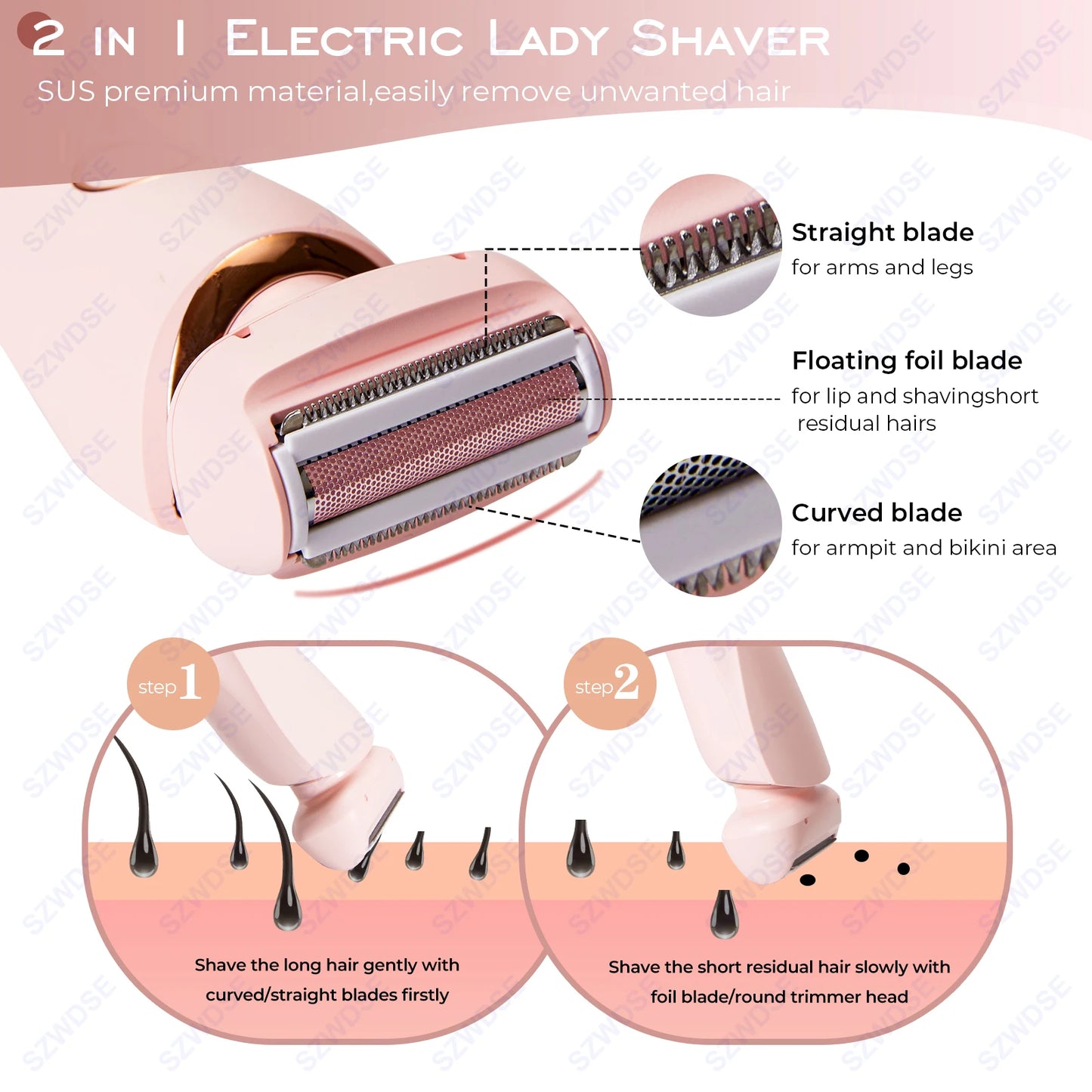 SilkEase Dual-Head Shaver