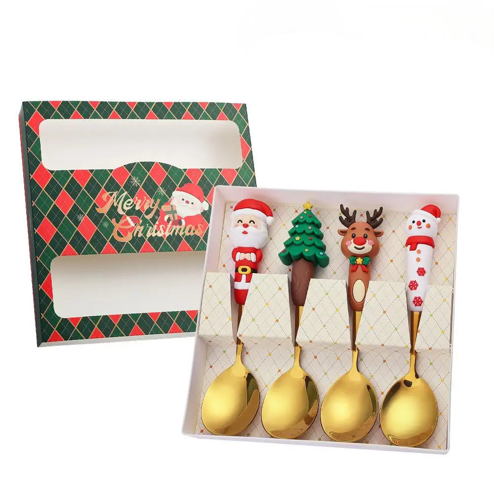 Hollycrest Christmas Spoons