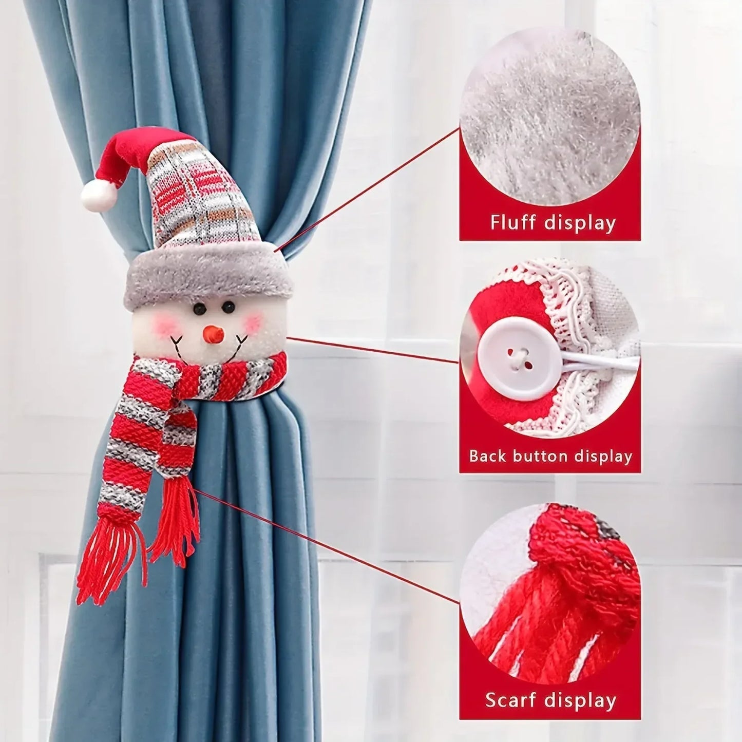 SnowCharm Festive Tie-Back