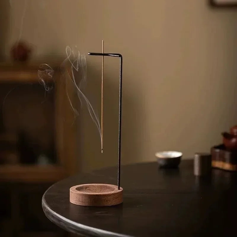 ZenGlow™ – Minimalist Wooden Incense Burner