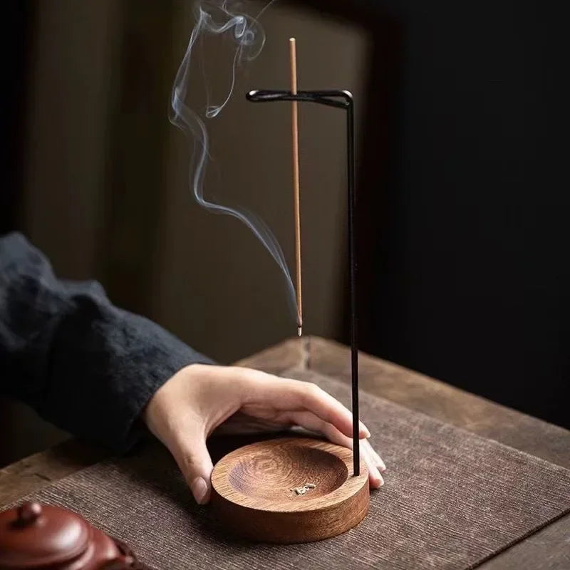 ZenGlow™ – Minimalist Wooden Incense Burner