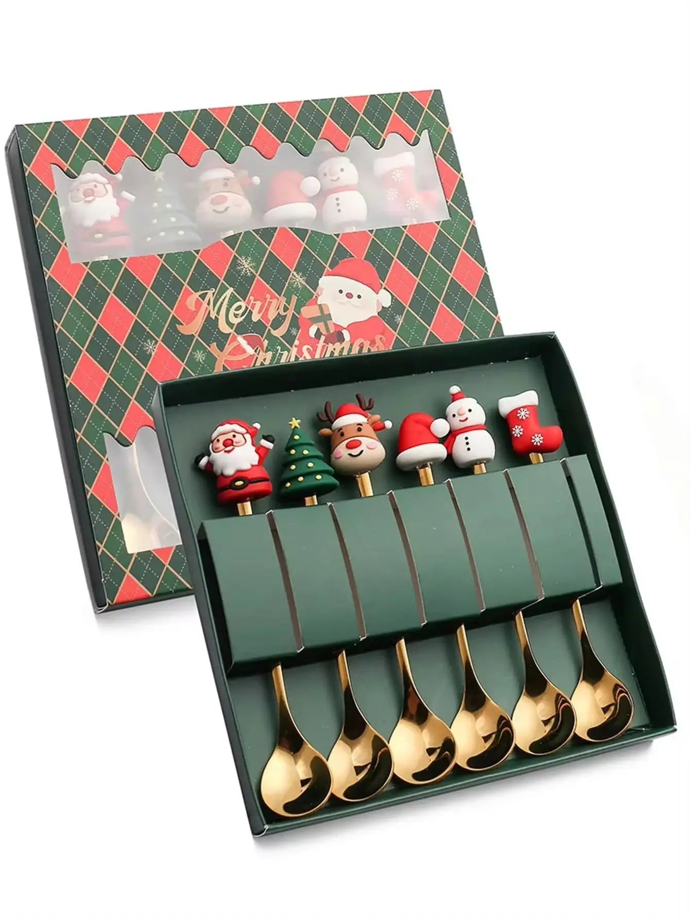 Hollycrest Christmas Spoons