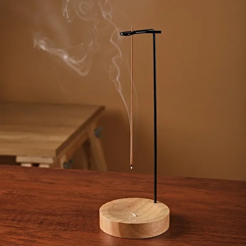 ZenGlow™ – Minimalist Wooden Incense Burner